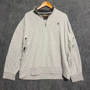 Polo Ralph Lauren Performance grey quarter zip sweatshirt Size XL